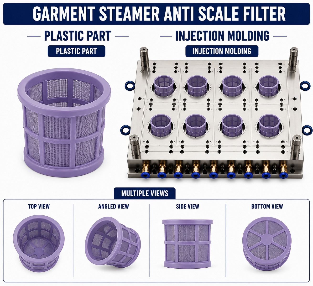 Garment Steamer Plastic Anti Scale Filter Mould and Moulding Service